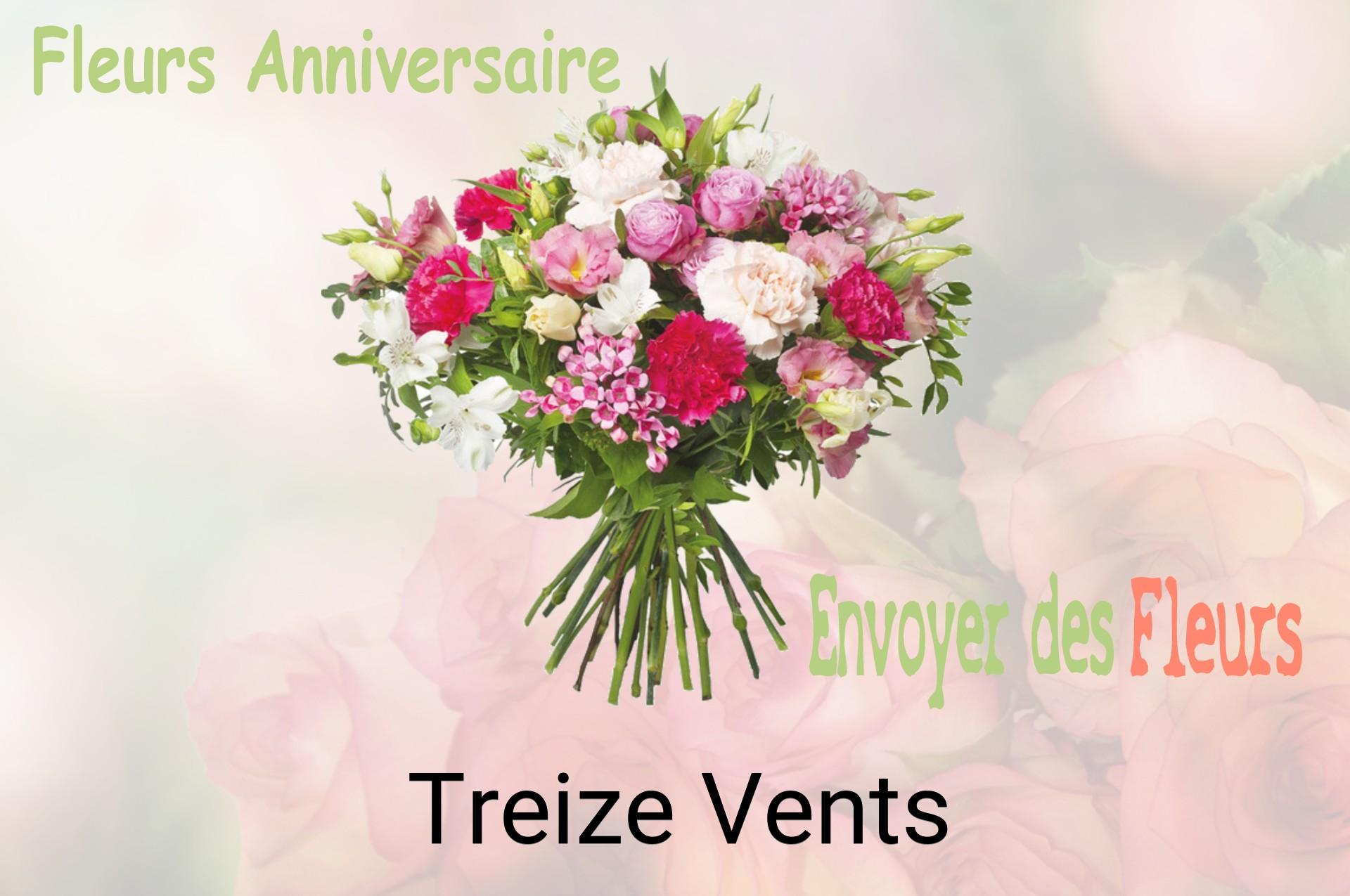 Bouquet de fleurs d’anniversaire livré à Treize-Vents